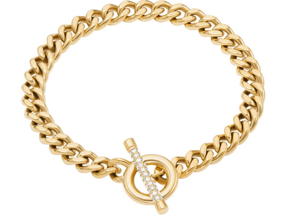 Fossil Carlie Armband T-Bar Goldig